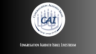 Congregation Agudath Israel Services [upl. by Eniale]