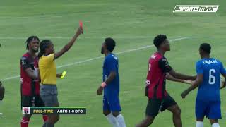 9man Arnett Gardens FC defeats Dunbeholden FC 10 in JPL MD18 clash  SportsMax TV [upl. by Anais]