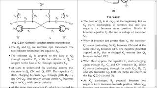 Monostable Astable Multivibrators Schmitt trigger using Transistors 12th July 2021 [upl. by Catherina]