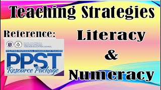 Literacy amp Numeracy Strategies [upl. by Natale419]