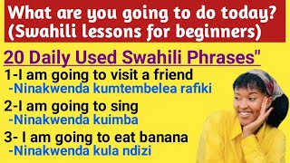 Daily Use Swahili phrases  Emprove your Swahili Speaking  Swahili lessons [upl. by Mollie]