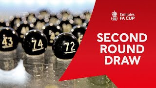 Second Round Draw  Emirates FA Cup 202425 [upl. by Nonnac63]