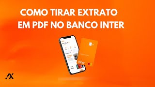 Como Tirar Extrato em PDF no Banco Inter [upl. by Mazur]