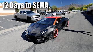 First Drive in my Full CARBON Lamborghini Aventador 12 Days to SEMA [upl. by Rosette718]