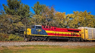 CSX Heritage Locomotives Roaring Through and Other Fast CSX Freight Trains [upl. by Schaeffer]