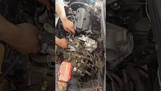 Injector cleaning Honda amaze petrol automobile [upl. by Ynnaffit]