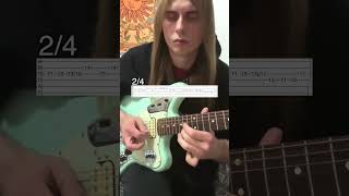 Lana Del Rey  Shades of Cool Guitar Solo Cover With Tabs [upl. by Oicinoid529]