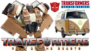 Transformers Studio Series 108 RISE OF THE BEASTS Deluxe Class WHEELJACK Review [upl. by Corri]