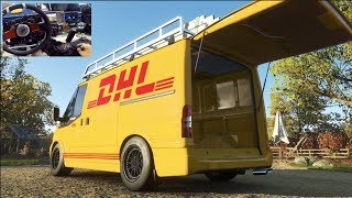 Forza Horizon 4 LP EP2 My DHL Drift Van NEW Stunt Mission Fanatec Wheel SLAPTrain [upl. by Donadee]