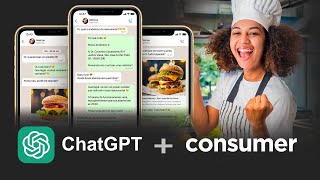 Consumer lança Bot no WhatsApp Grátis para Restaurantes e versão integrada ao ChatGPT [upl. by Orat143]