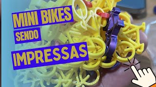 Bicicletas sendo impressas em 3d Enfeites de chaveiro [upl. by Hachmin553]