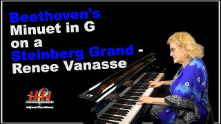 Beethovens Minuet in G on a Steinberg Grand  Renee Vanasse [upl. by Karim]