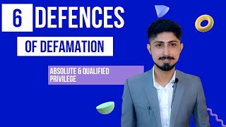 6 Defences of Defamation  law of torts  Just LLB  Hyder Magsi [upl. by Waring]