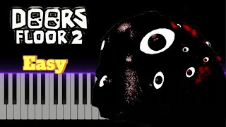 DOORS Floor 2  Dam SEEK Final  Boss Theme  Piano Tutorial [upl. by Lanod]