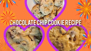 chocolate chip cookie recipe food foodie recipe [upl. by Edyak]