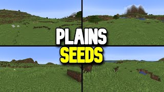 10 BEST Plains Biome Seeds for Minecraft 121 Java amp Bedrock [upl. by Amasa913]