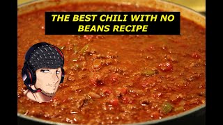 Best Chili recipe with NO beans [upl. by Yenattirb]