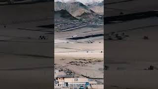 Beautiful View Of INDIGO LANDING🔥LADAKH shorts trendingshorts viralshorts [upl. by Bohs]