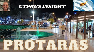 Exploring Protaras Strip Cyprus at Night  A Walk to Remember [upl. by Ras]