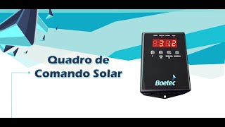 Quadro de Comando Solar Baetec [upl. by Daryl]