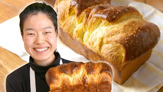 The Fluffiest Brioche Bread Recipe By June  Delish [upl. by Derfla]