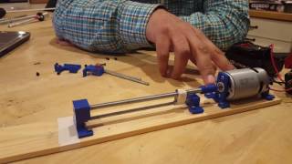 Home made linear actuator inspired by James Brutons robot [upl. by Dang]