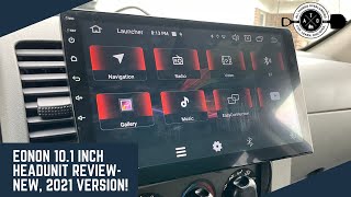 Eonon 101 Inch Car Radio Review Android 10 2021 Newest Double Din Car Stereo Bluetooth 40 [upl. by Itnuahsa]