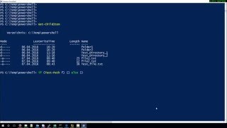 How to check if Directory exists in Powershell [upl. by Ym661]