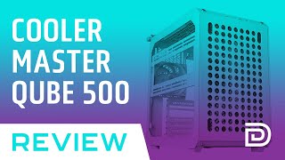 Cooler Master QUBE 500 White MidTower Case Review [upl. by Canty]