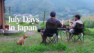 July VLOG in the Japanese Countryside Dill Pickles Dogs amp Summer Festivals [upl. by Rett]