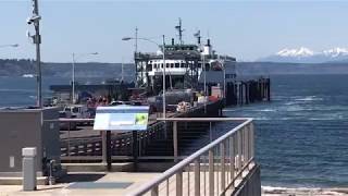 West Seattle Fauntleroy Ferry Dock amp Beautiful Puget Sound Vashon Murray [upl. by Aivax]