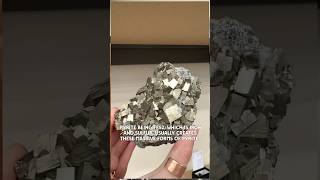 PyRITE for the WIN crystals geology spain Pyrite cubes nature Fossilera [upl. by Nodnalb]