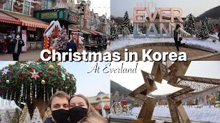 Christmas in Seoul South Korea  Everland Travel Vlog [upl. by Weslee128]