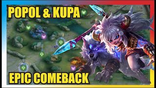 Popol amp Kupa Epic Comeback  Mobile Legend Ranked Gameplay 5 [upl. by Roscoe]