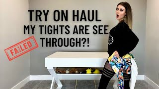 Try On Haul Leggings And Tights [upl. by Noiwtna216]