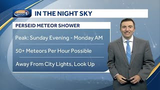 Perseid Meteor Shower to peak over New Hampshire Sunday night [upl. by Kezer693]