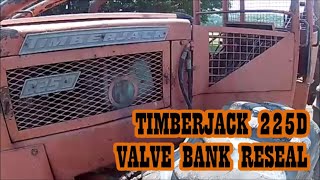 TIMBERJACK 225D LOG SKIDDER VALVE BANK RESEAL  MONKEY BUSINESS 108 [upl. by Ardua]