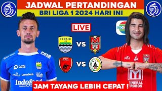 Jadwal BRI Liga 1 2024 Hari ini Live Indosiar  Persib vs MALUT united Klasemen Terbaru Liga 1 2024 [upl. by Ibmat]