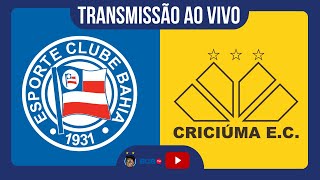 BAHIA X CRICIÚMA AO VIVO  BRASILEIRÃO 2024 [upl. by Isolt637]