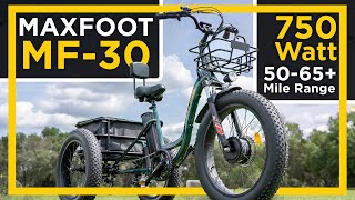 Maxfoot MF30 review 2599 Threewheeled Dream Machine  This Electric Trike Is Super Groovy [upl. by Chancelor261]