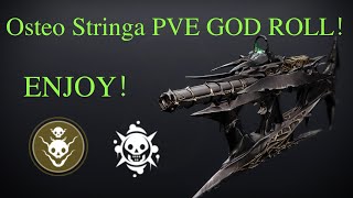 The Osteo Stinga Pve Godroll Review  Destiny 2 Witch Queen [upl. by Elocan]