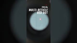 Budget multireticle red dot CVLife Eaglefeather pewpew cvlife [upl. by Etiragram]