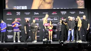 UFC Edmonton Ceremonial WeighIns [upl. by Pufahl910]