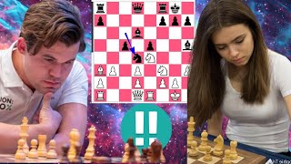 Critical chess 6 Magnus Carlsen vs Anna Cramling [upl. by Metzger]