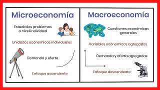 MACROECONOMÍA y MICROECONOMÍA  Diferencias y relación [upl. by Card432]