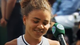 JASMINE PAOLINI post vittoria a WimbledonquotCome Serena Williamsun mese follequot [upl. by Teodoro]