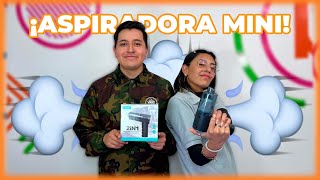 Review mini aspiradora para auto 😃  ¿Realmente es tan potente como dicen 🤔 [upl. by Remled]