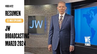 Resumen detallado Broadcasting JW  Marzo 2024 [upl. by Ilujna]