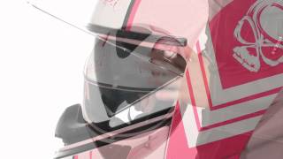 H6650 Hawk Pink Queen Modular Motorcycle Helmet at LeatherUpcom [upl. by Valoniah]