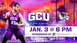 GCU Mens Basketball vs Utah Valley Jan 3 2019 [upl. by Suiratnod792]